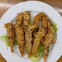 Gambas rebozadas con sésamos