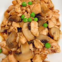 Pollo con champiñones