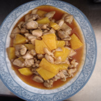 Pollo con piña